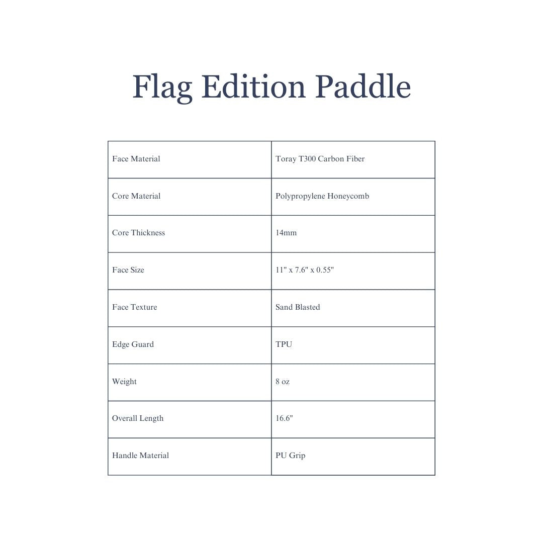 Flag Edition Pickleball Paddle
