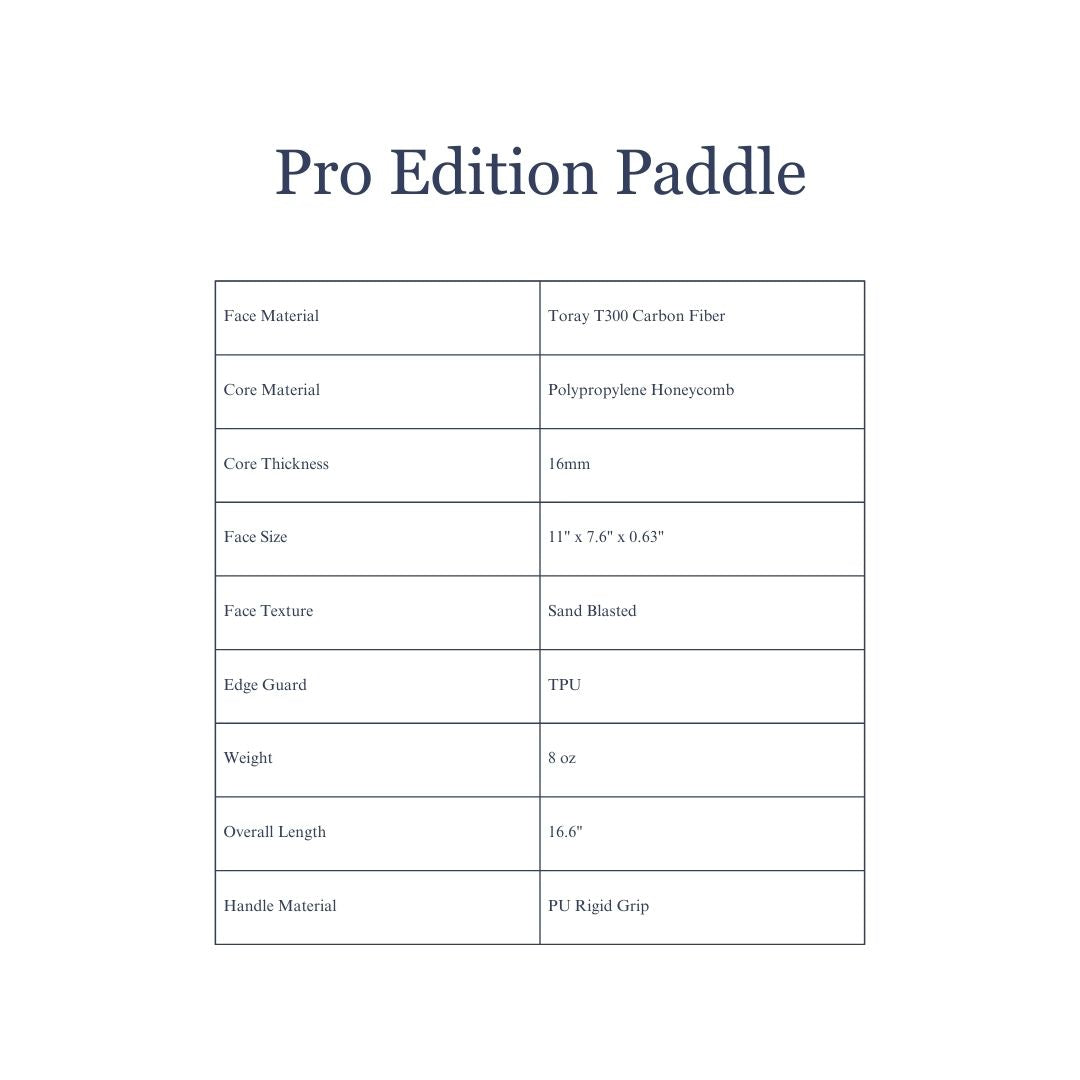 Pro Edition Pickleball Paddle