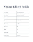 Vintage Edition Pickleball Paddle