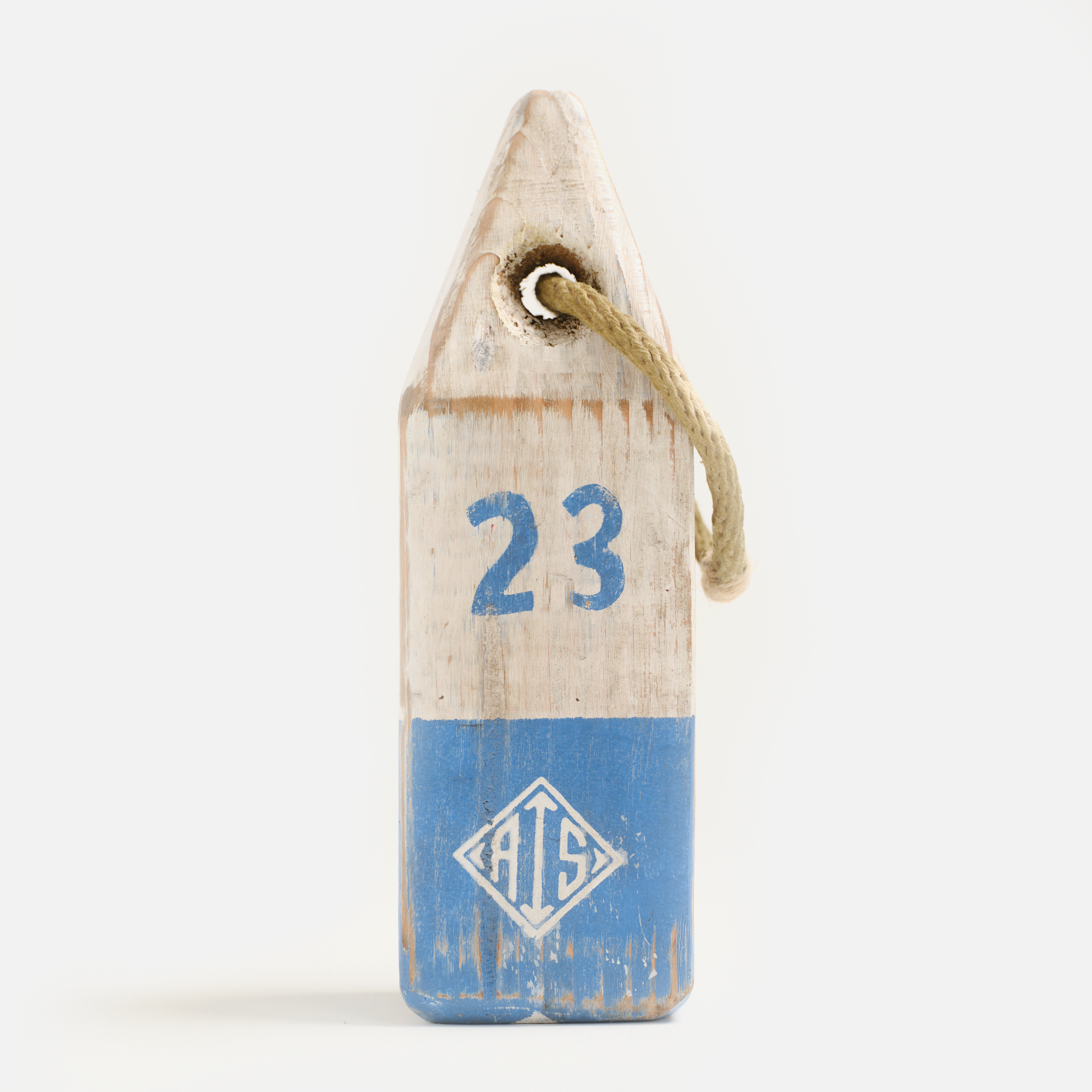 Vintage Wooden Lobster Buoy [Handmade in the USA]
