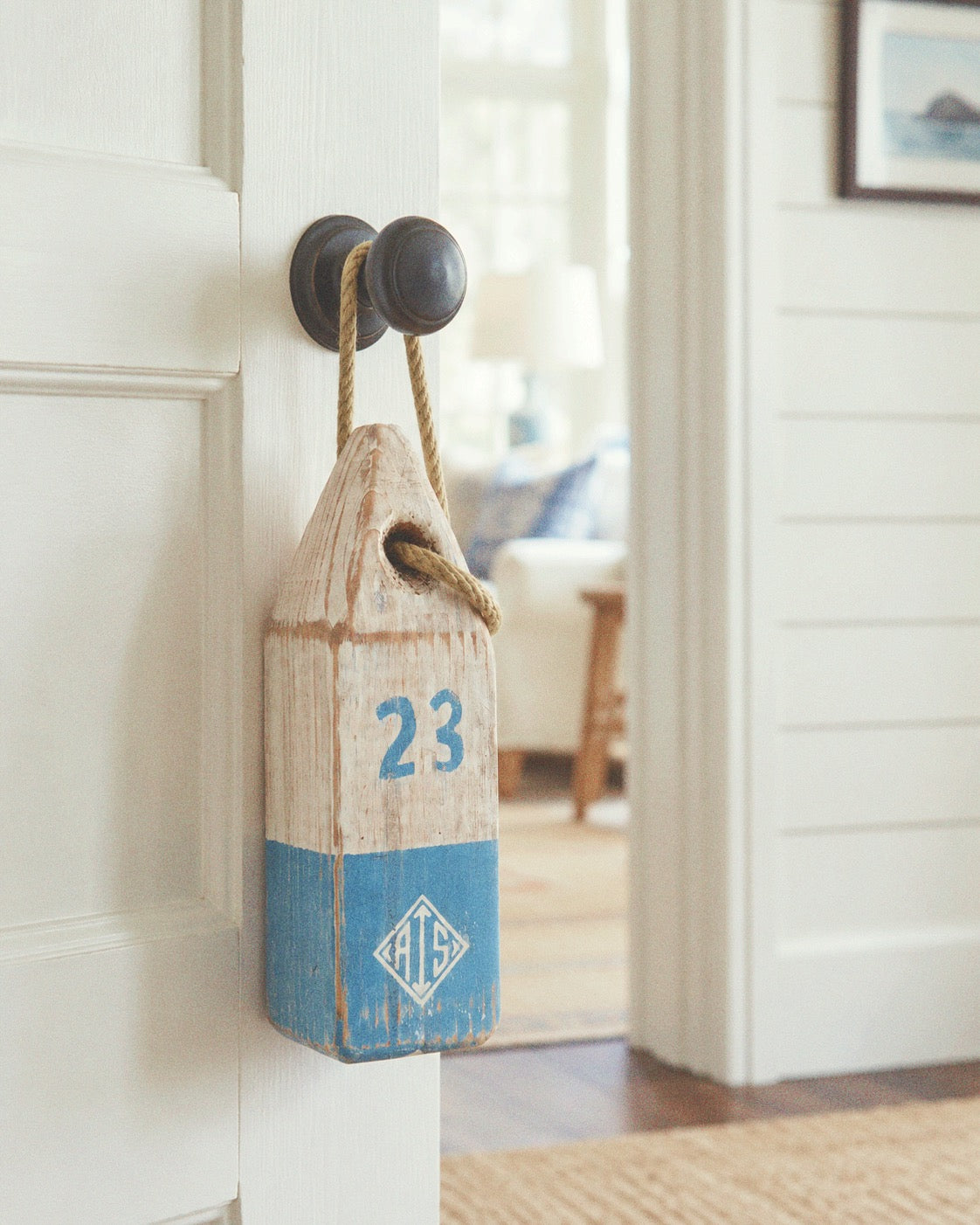Vintage Wooden Lobster Buoy [Handmade in the USA]